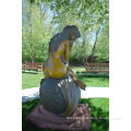 large outdoor sculptures metal craft nude woman bronze sculpture